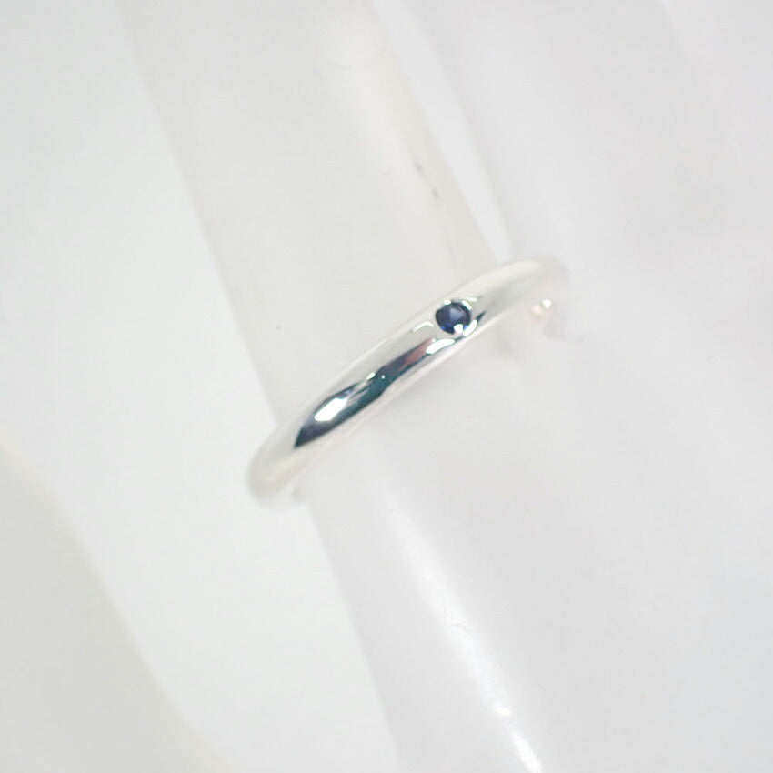 【中古】TIFFANY/ティファニー 925 サファイア スタッキングバンド リング /12号/j119-1