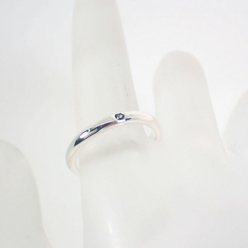 【中古】TIFFANY/ティファニー 925 サファイア スタッキングバンド リング /12号/j119-1