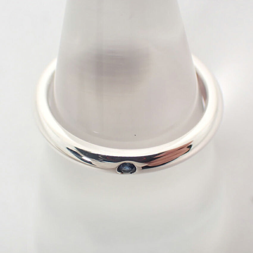 【中古】TIFFANY/ティファニー 925 サファイア スタッキングバンド リング /12号/j119-1