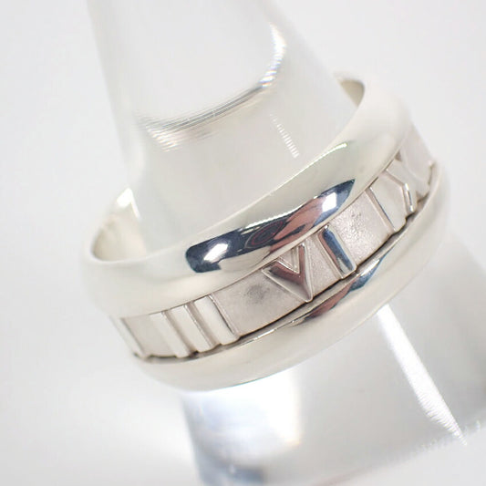 【中古】TIFFANY/ティファニー 925 アトラスワイド リング/15号/j119-3