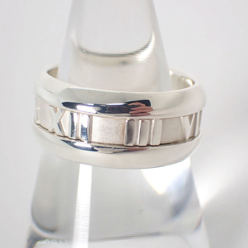 【中古】TIFFANY/ティファニー 925 アトラスワイド リング/15号/j119-3