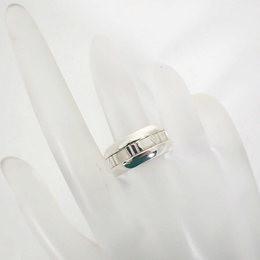 【中古】TIFFANY/ティファニー 925 アトラスワイド リング/15号/j119-3