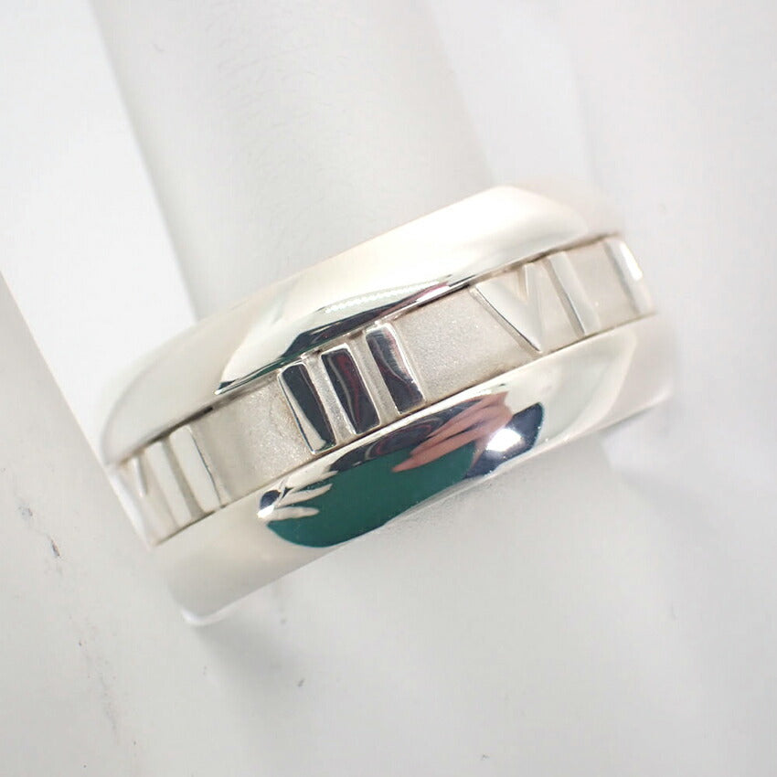 【中古】TIFFANY/ティファニー 925 アトラスワイド リング/15号/j119-3