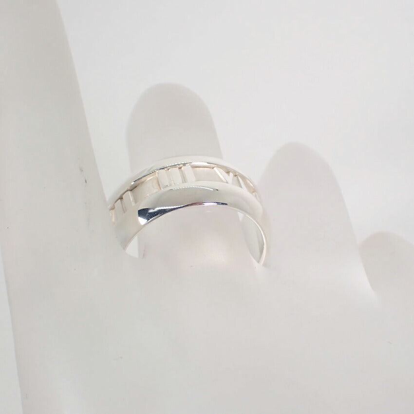 【中古】TIFFANY/ティファニー 925 アトラスワイド リング/15号/j119-3