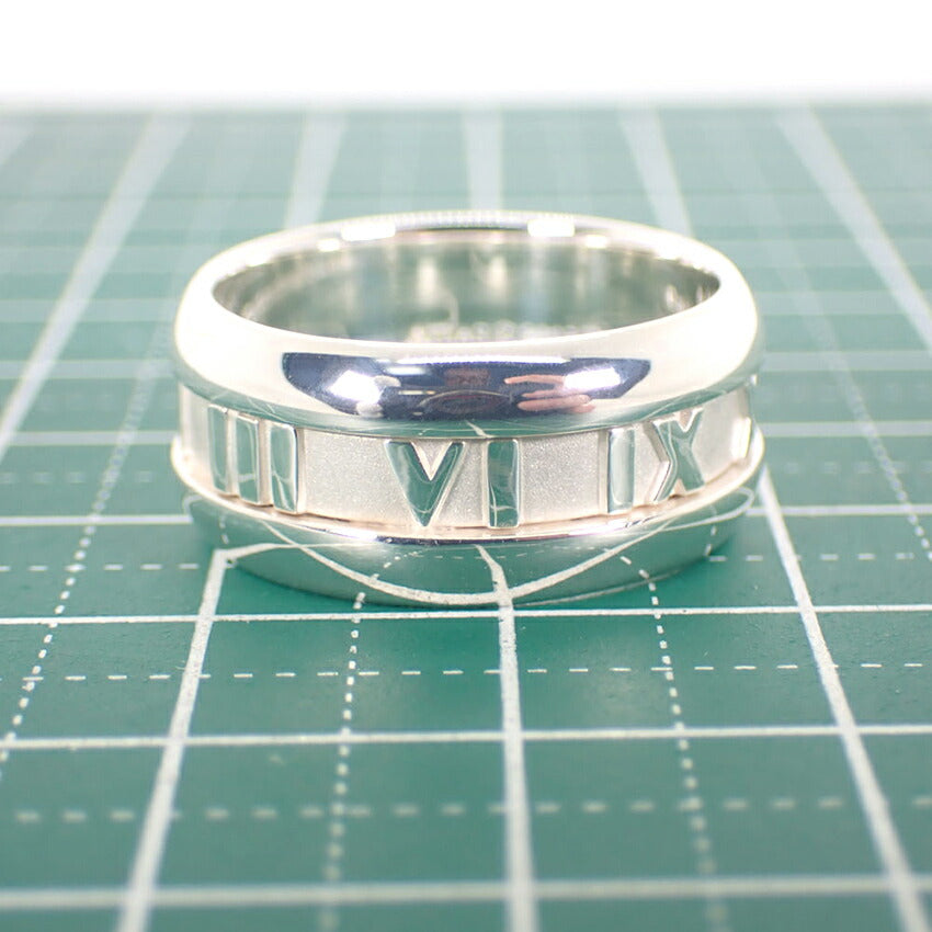 【中古】TIFFANY/ティファニー 925 アトラスワイド リング/15号/j119-3