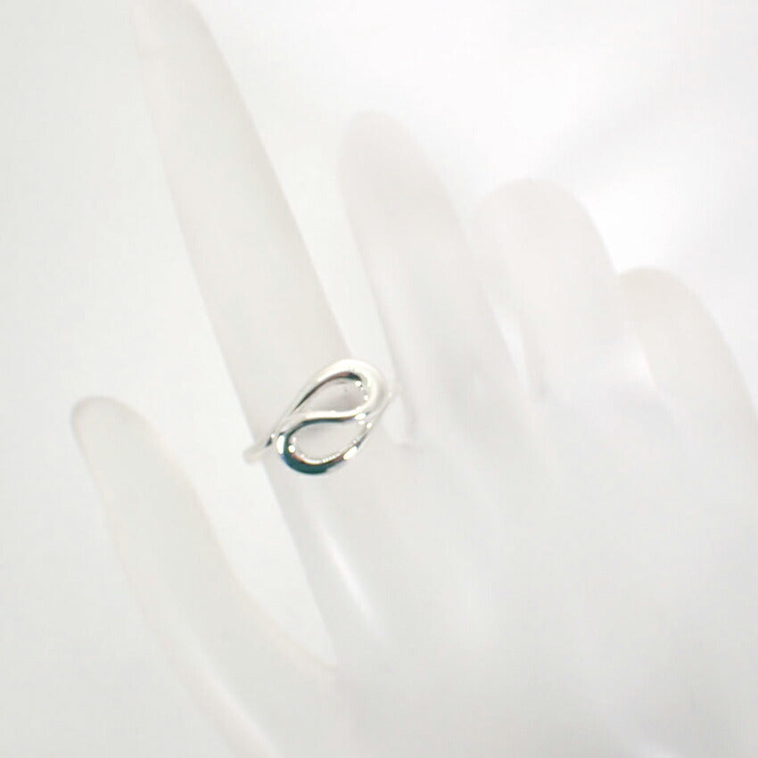 【中古】TIFFANY/ティファニー 925 オープンウェーブ リング /9号/j119-5