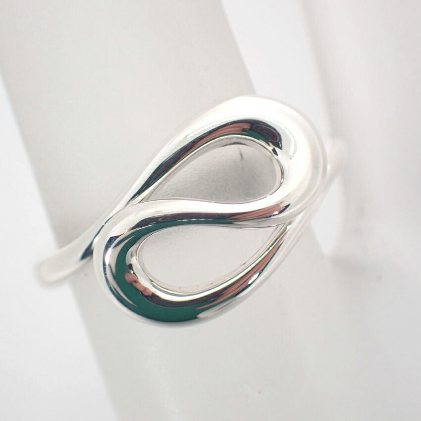 【中古】TIFFANY/ティファニー 925 オープンウェーブ リング /9号/j119-5