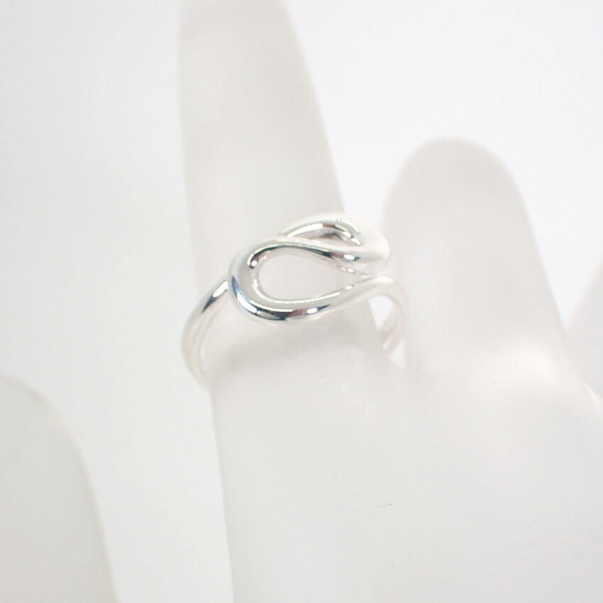 【中古】TIFFANY/ティファニー 925 オープンウェーブ リング /9号/j119-5