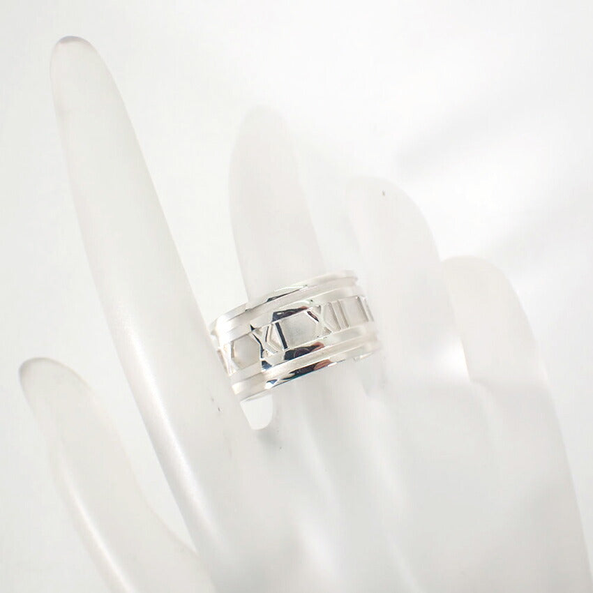【中古】TIFFANY/ティファニー 925 アトラスワイド リング /18.5号/j119-6