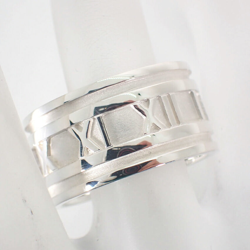 【中古】TIFFANY/ティファニー 925 アトラスワイド リング /18.5号/j119-6