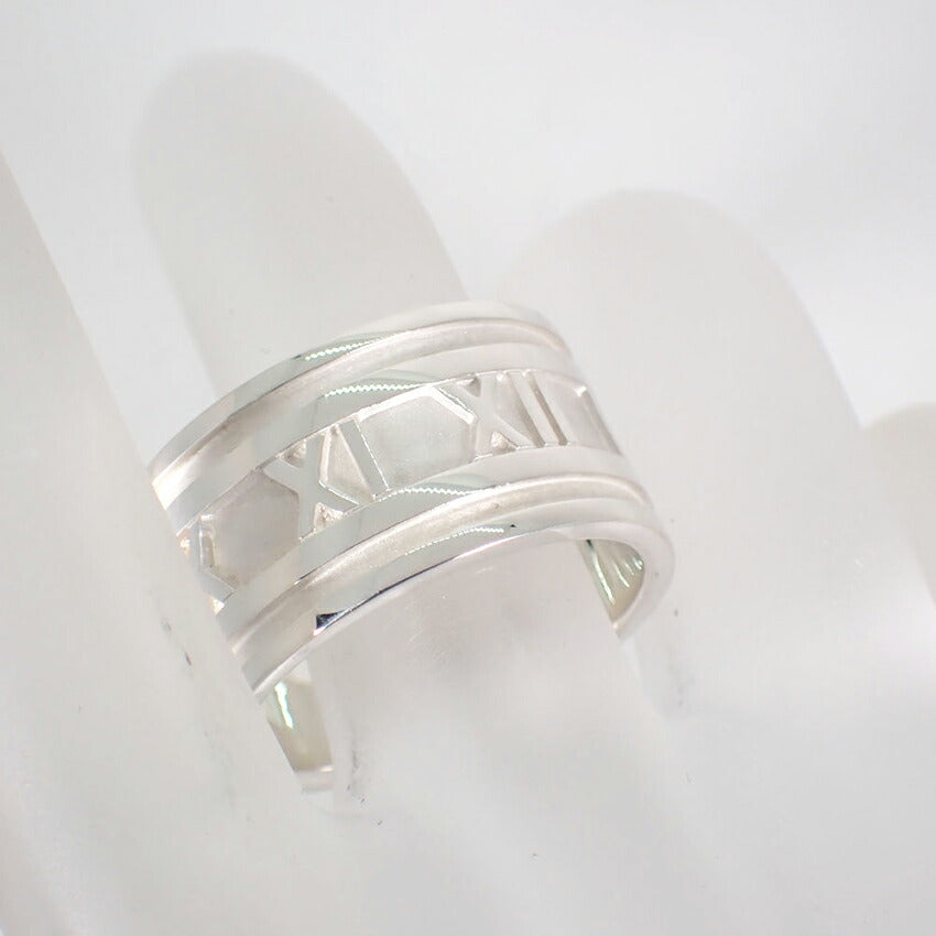 【中古】TIFFANY/ティファニー 925 アトラスワイド リング /18.5号/j119-6