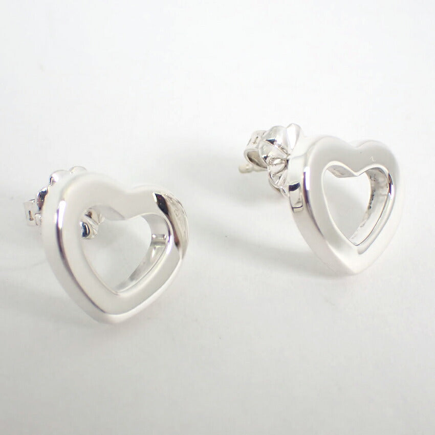 【中古】TIFFANY/ティファニー 925 メトロハート ピアス/j120-33