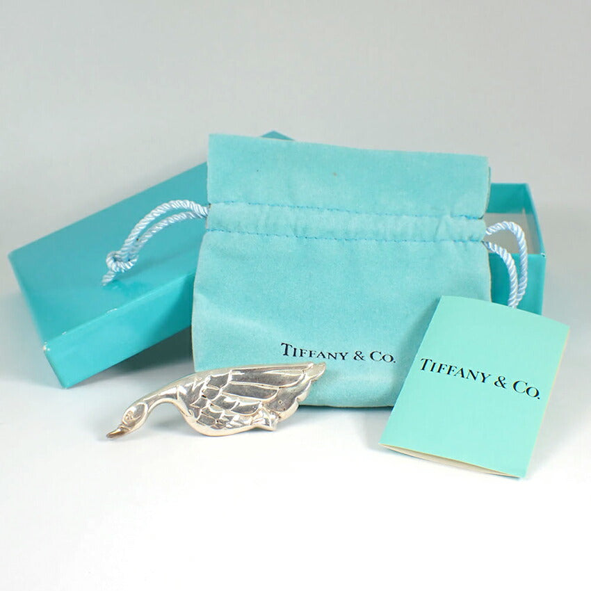【中古】TIFFANY/ティファニー 925 バード ブローチ アンティーク/j121-61
