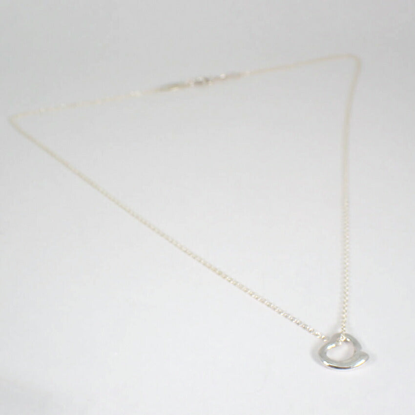 【中古】TIFFANY/ティファニー 925 オープンハート ペンダント/ネックレス/j121-66