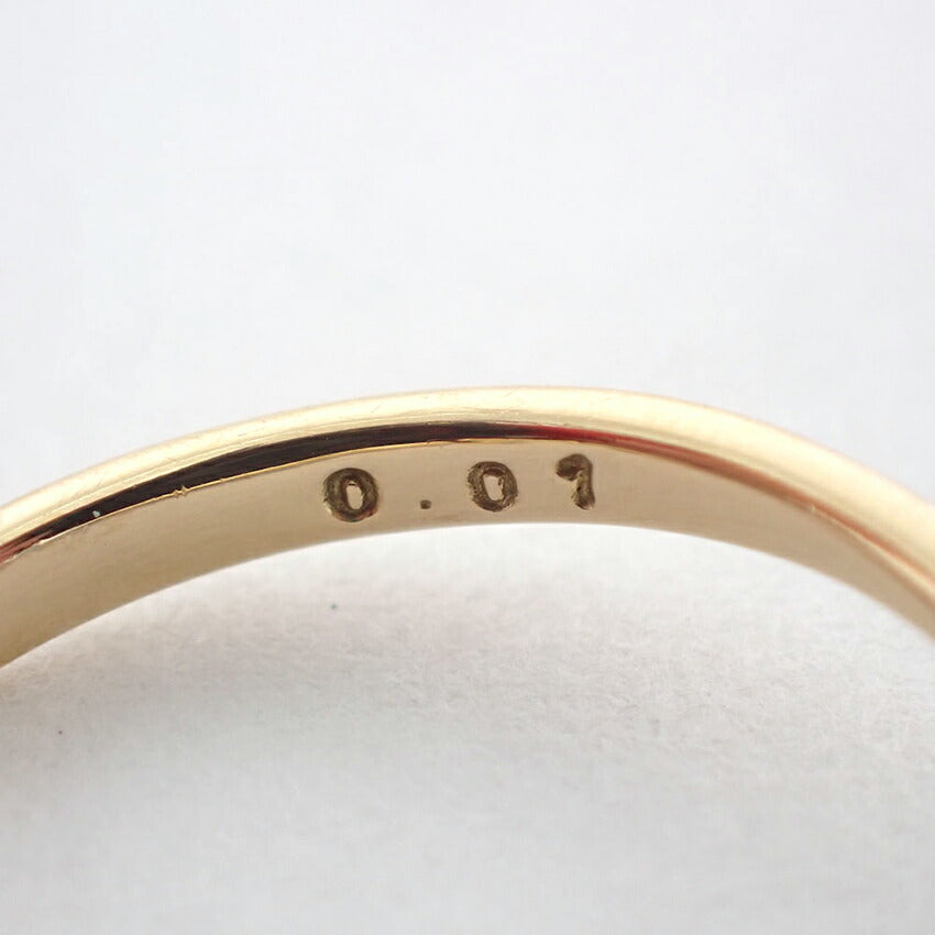 【中古】Star Jewelry/スタージュエリー K18 ダイヤモンド リング/4号/j122-41