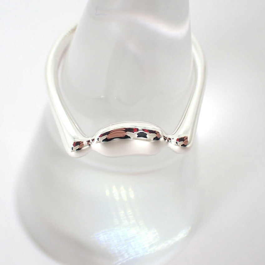 【中古】TIFFANY/ティファニー 925 ビーン リング /8号/j122-42