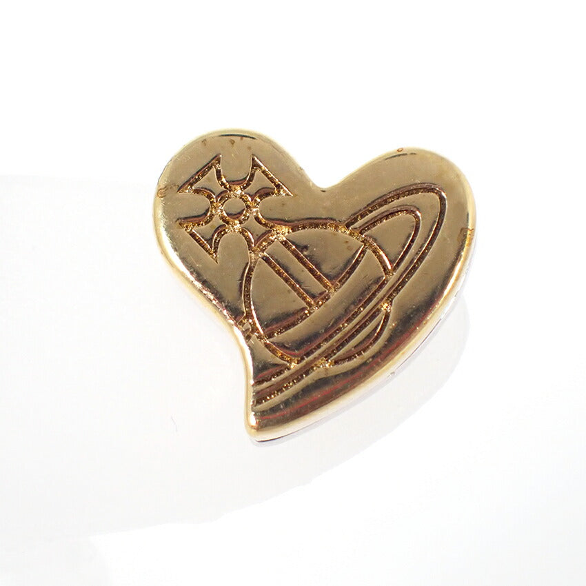 【中古】Vivienne Westwood/ヴィヴィアンウエストウッド オーブ ハート ピアス/j123-2