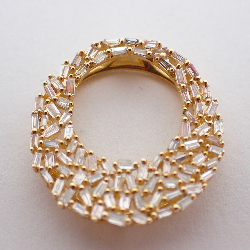 【中古】K18 ダイヤモンド/0.55ct ペンダントトップ/j123-5