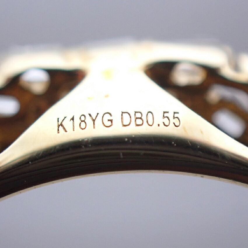 【中古】K18 ダイヤモンド/0.55ct ペンダントトップ/j123-5
