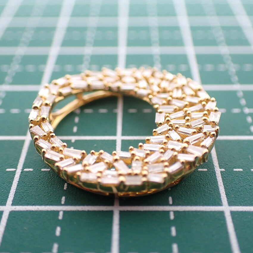 【中古】K18 ダイヤモンド/0.55ct ペンダントトップ/j123-5