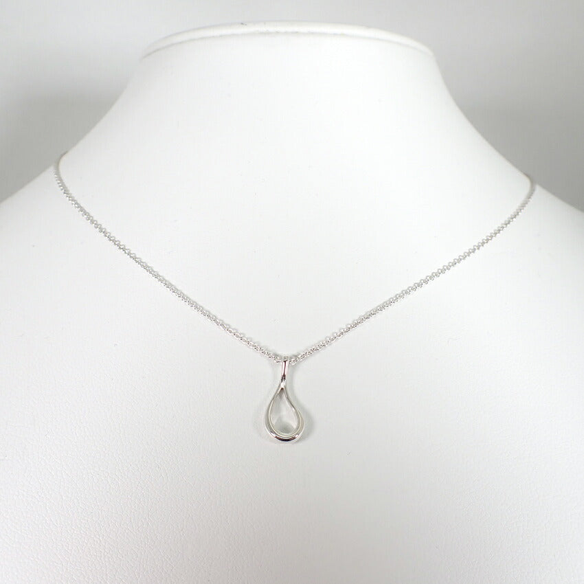 【中古】TIFFANY/ティファニー 925 オープンティアドロップ ペンダント/ネックレス/j123-7