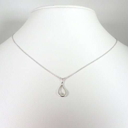 【中古】TIFFANY/ティファニー 925 オープンティアドロップ ペンダント/ネックレス/j123-7