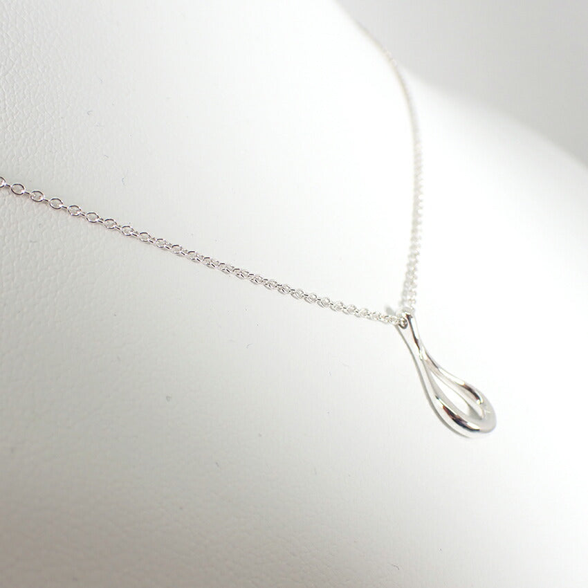 【中古】TIFFANY/ティファニー 925 オープンティアドロップ ペンダント/ネックレス/j123-7