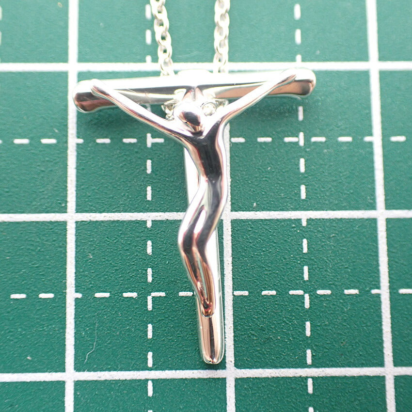 【中古】TIFFANY/ティファニー 925 ロザリオ ペンダント/ネックレス/j123-8