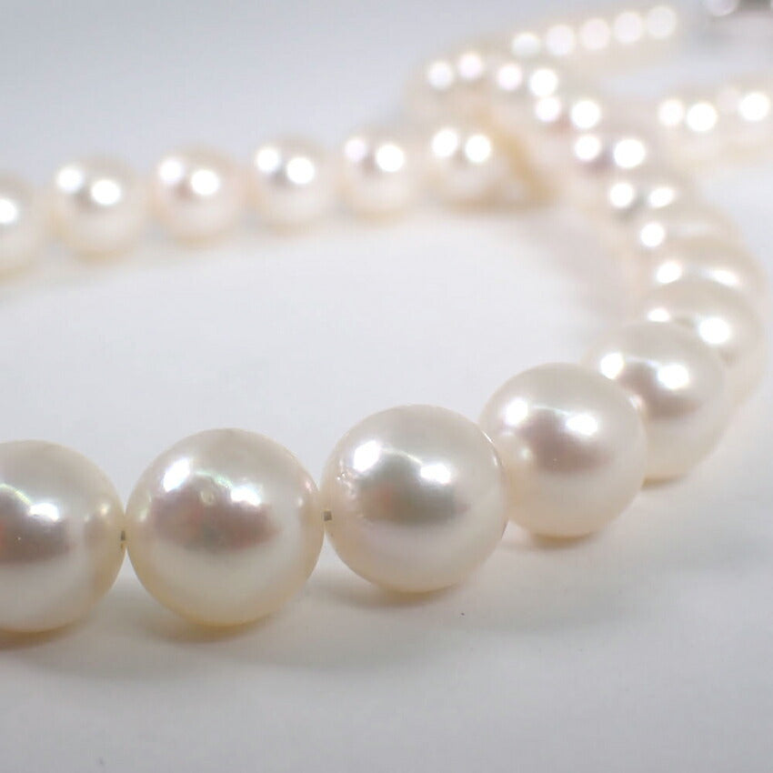 【中古】アコヤ真珠/パール  8.0～8.5mm パール ネックレス/j124-3