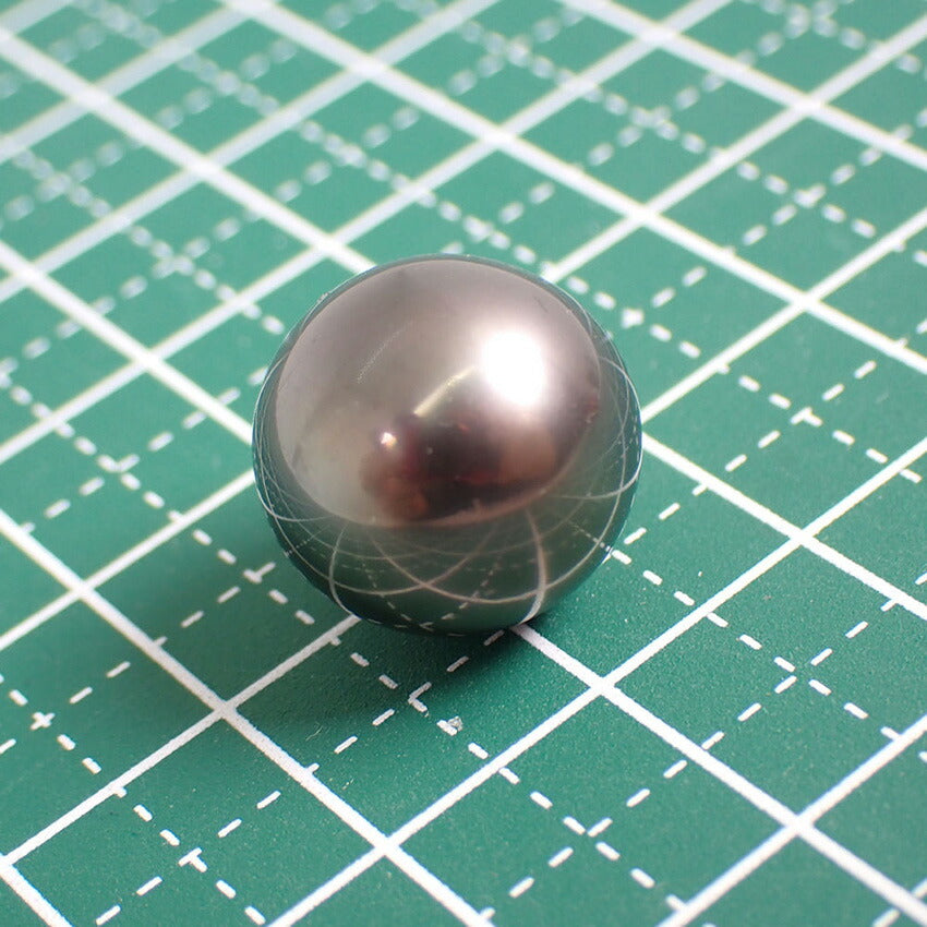 南洋黒蝶真珠/ブラックパール ルース 13.8mm/j124-4