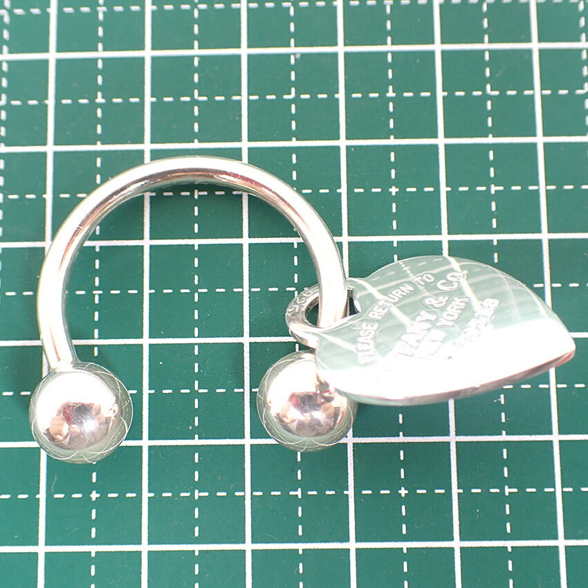 【中古】TIFFANY/ティファニー 925 リターントゥハートタグ キーリング/j125-2
