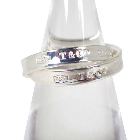 【中古】TIFFANY/ティファニー 925 1837 インターロッキングサークル リング /9号/j126-14