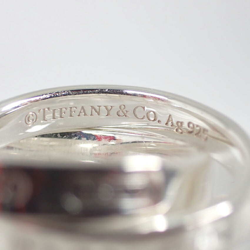 【中古】TIFFANY/ティファニー 925 1837 インターロッキングサークル リング /9号/j126-14