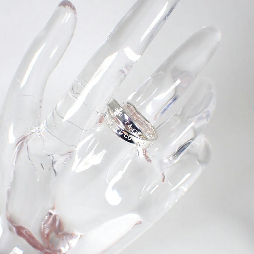 【中古】TIFFANY/ティファニー 925 1837 インターロッキングサークル リング /8号/j126-15
