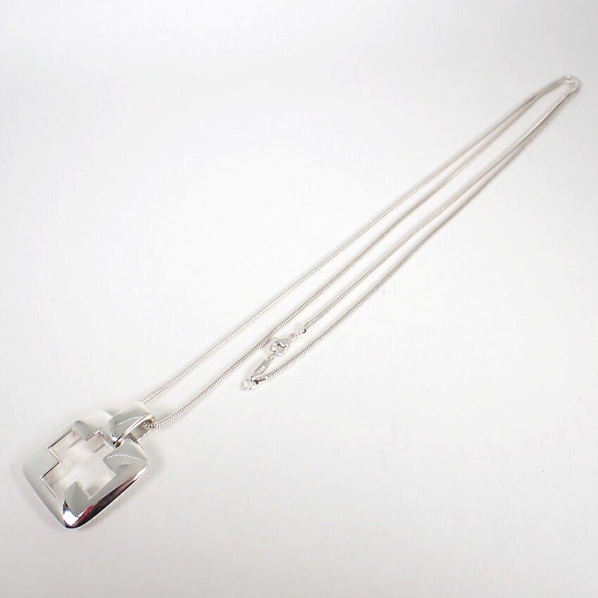 【中古】TIFFANY/ティファニー 925 オープンクロス ペンダント/ネックレス/j126-1