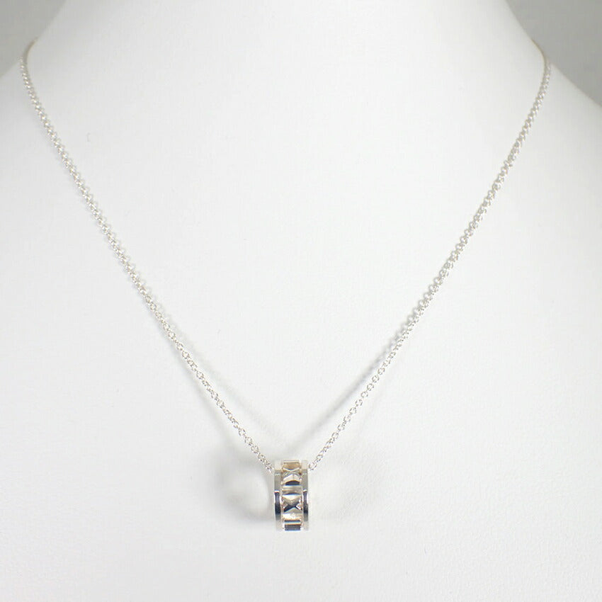 【中古】TIFFANY/ティファニー 925 オープンアトラス ペンダント/ネックレス/j128-1