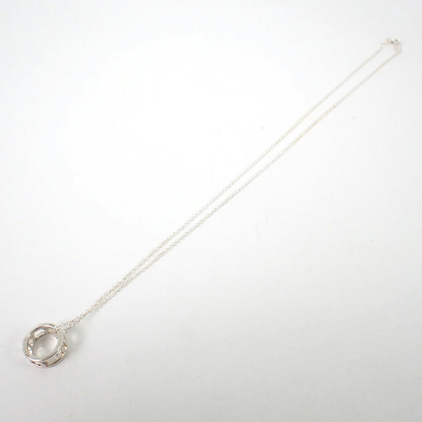 【中古】TIFFANY/ティファニー 925 オープンアトラス ペンダント/ネックレス/j128-1