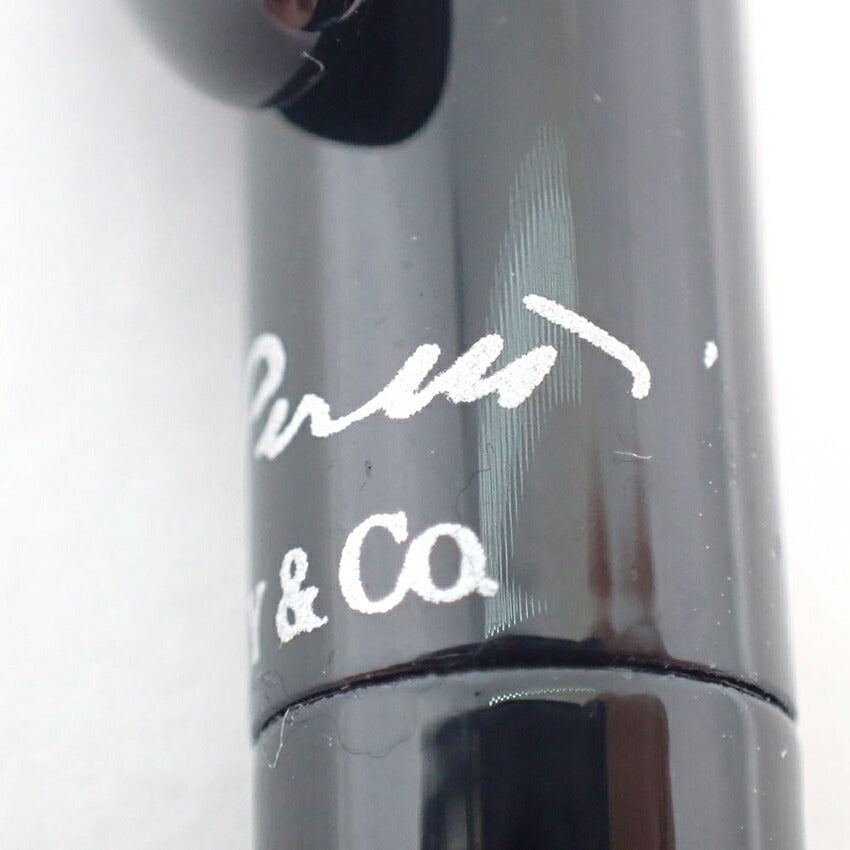 【中古】TIFFANY/ティファニー ティアドロップ ブラック ボールペン/j128-8