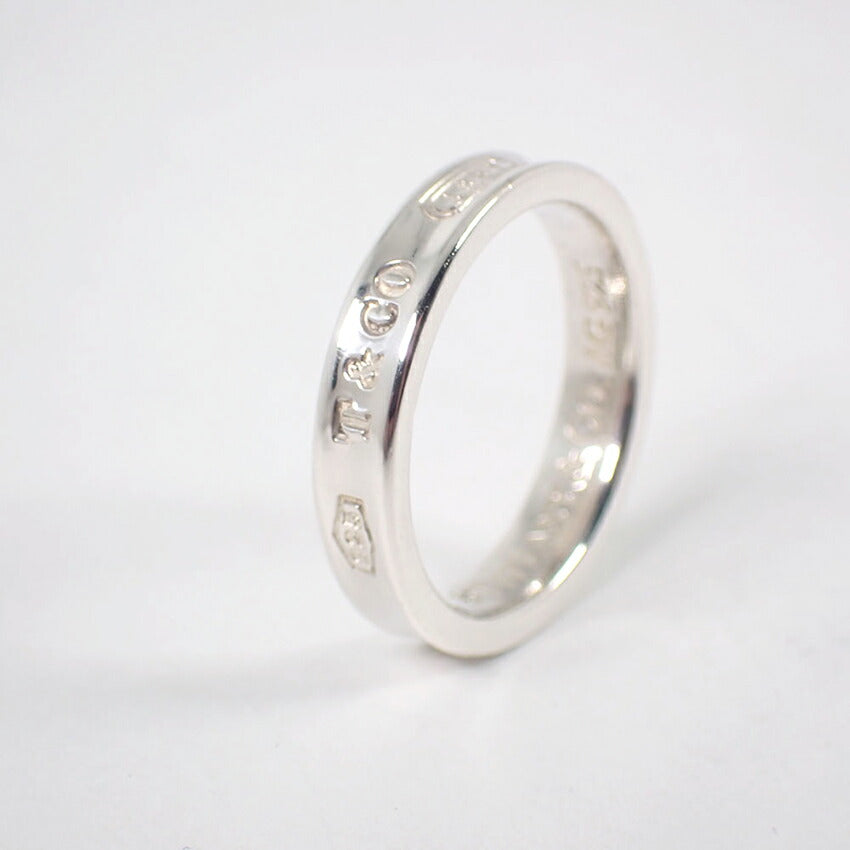 【中古】TIFFANY/ティファニー/Ag925/1837/ナロー/リング/11号/j129-2