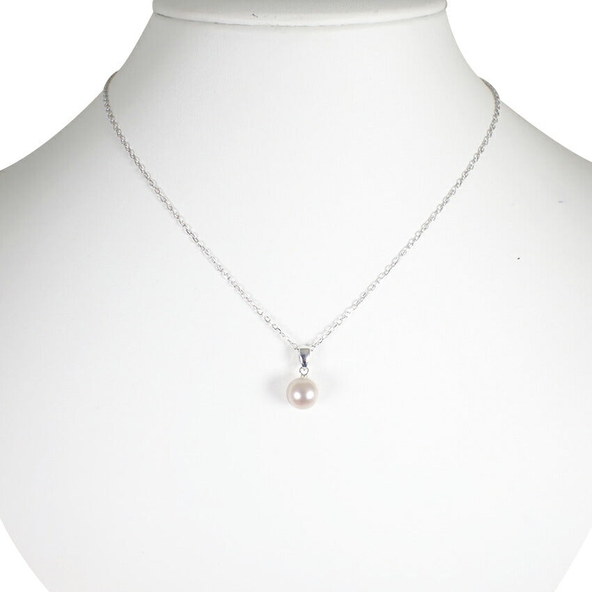 【中古】MIKIMOTO/ミキモト/K18WG/アコヤ真珠/ペンダント/j129-4