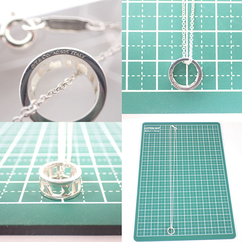【中古】TIFFANY/ティファニー/Ag925/オープンアトラス/ペンダント/j129-6