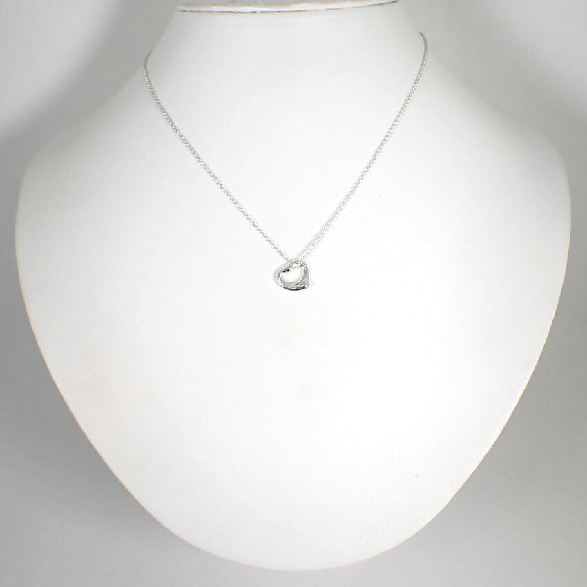 【中古】TIFFANY/ティファニー/シルバーAg925/オープンハート/ペンダント/j130-3