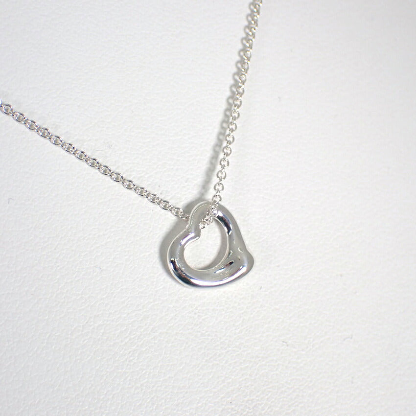 【中古】TIFFANY/ティファニー/シルバーAg925/オープンハート/ペンダント/j130-3