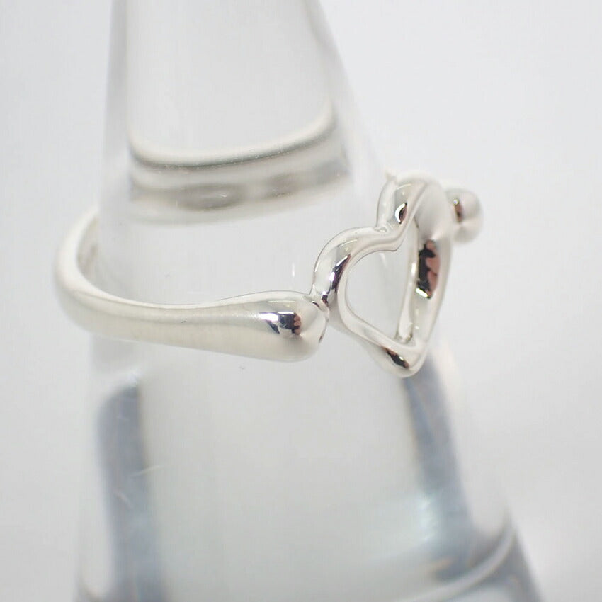 【中古】TIFFANY/ティファニー/シルバー925/オープンハート/リング/9号/j130-4