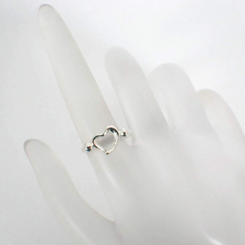 【中古】TIFFANY/ティファニー/シルバー925/オープンハート/リング/9号/j130-4