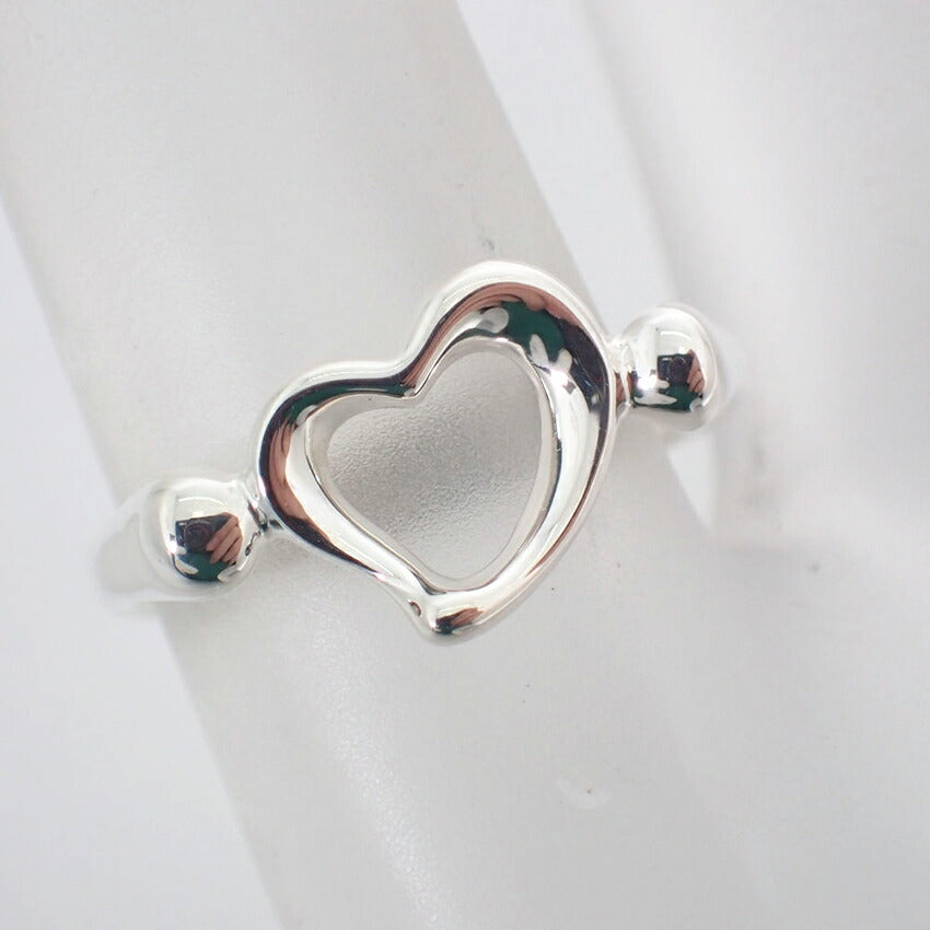 【中古】TIFFANY/ティファニー/シルバー925/オープンハート/リング/9号/j130-4
