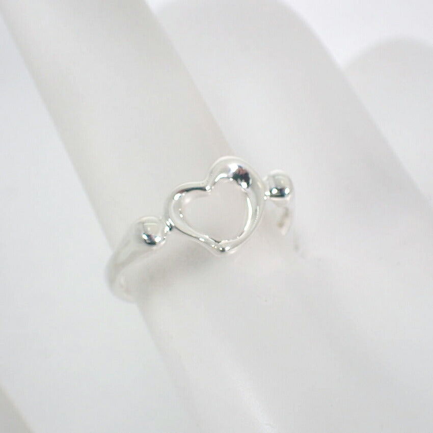 【中古】TIFFANY/ティファニー/シルバー925/オープンハート/リング/9号/j130-4
