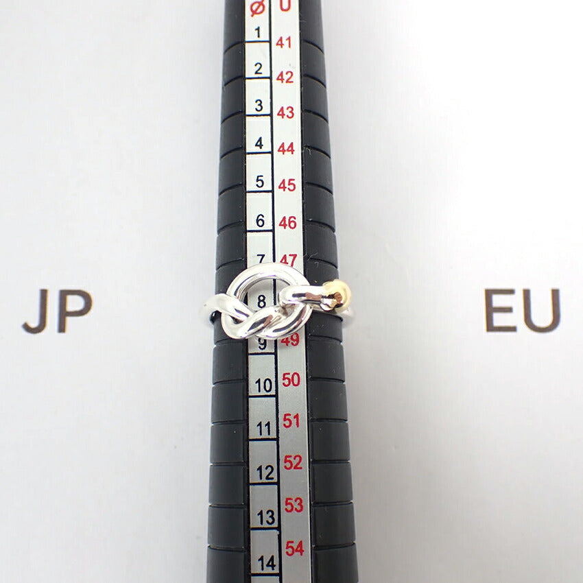 【中古】TIFFANY/ティファニー/シルバー925/750/ラブノット/リング/7.5号/j130-8