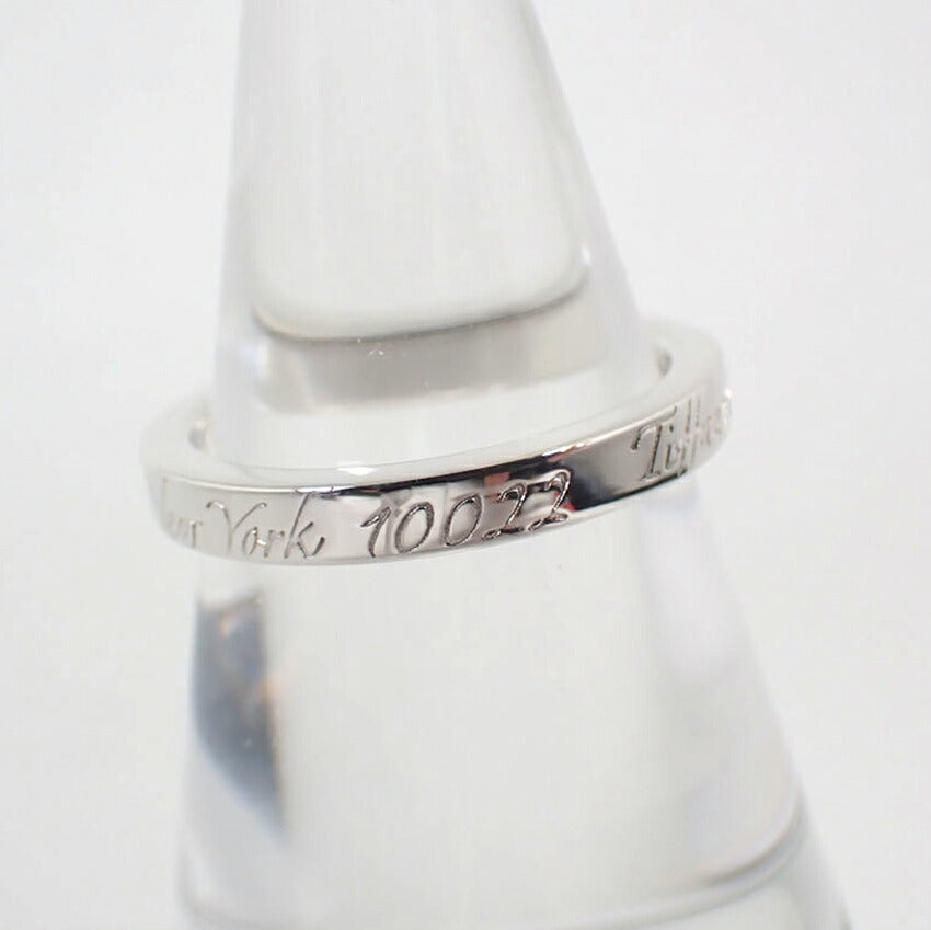 【中古】TIFFANY/ティファニー 925 ノーツ ナロー リング /11号/j131-8