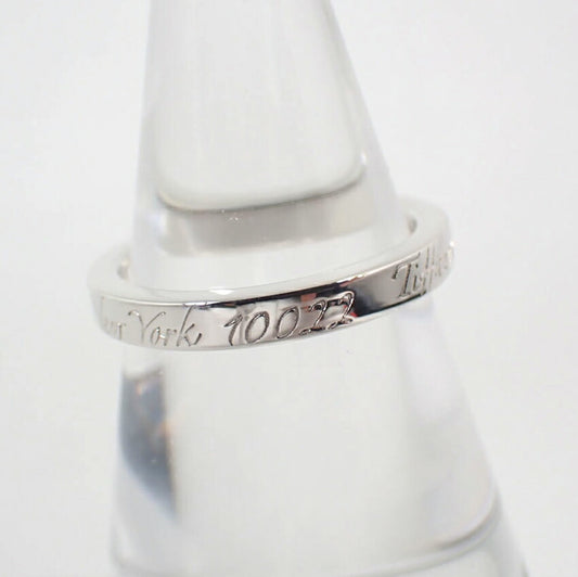 【中古】TIFFANY/ティファニー 925 ノーツ ナロー リング /11号/j131-8